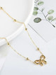 Golden Bow Necklace