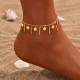 Heart And Bars Anklet