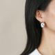 Smooth Modern Curve Earrings: Gold Or Silver