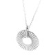Sterling Disc Necklace: Gold Or Silver - Seen On GMA!