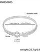 Tiger Pave Accented Bangle: Gold Or Silver