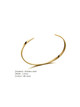 Classic Minimalist 3.5MM Cuff Bracelet: Gold Or silver