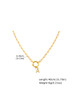 Paperclip Chain Pave Letter Necklace: LAST ONES!