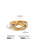 Waterproof Pave Looped Ring