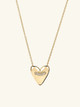 Heart Pave Inlay Necklace