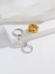 Interconnected Ring Set: Gold Or Silver