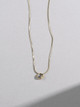 Sterling Round Minimalist Necklace: Gold Or Silver
