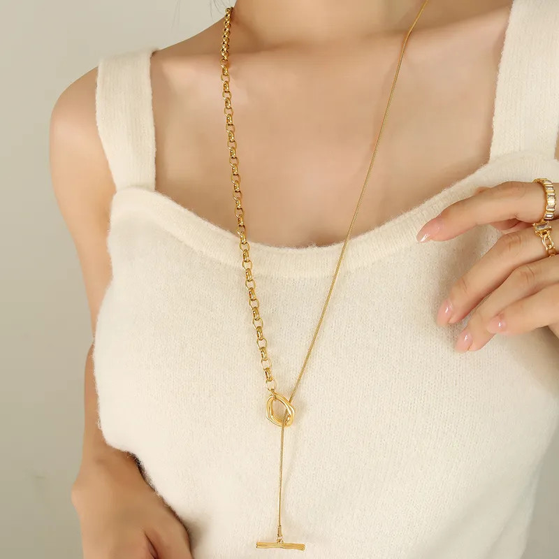 Toggle Or Wrap Necklace: Gold Or Silver - Two Necklaces In