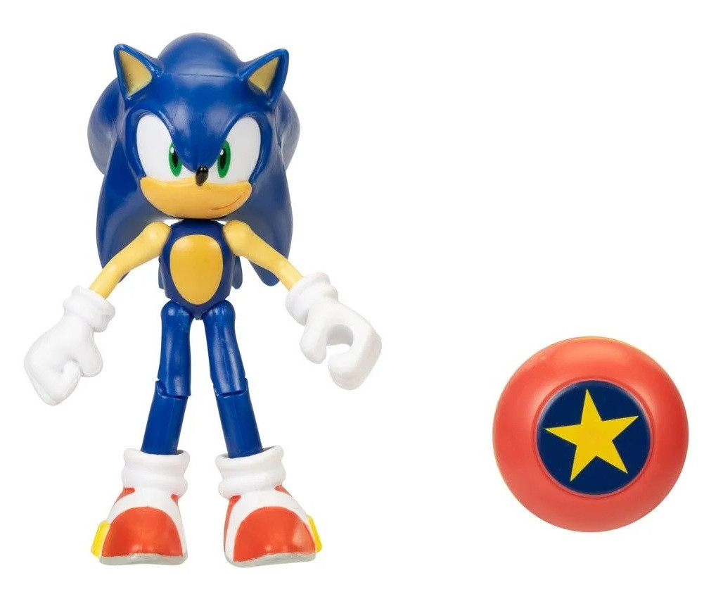 Jakks Pacific Sonic the Hedgehog Sonic with Star Spring 4.5