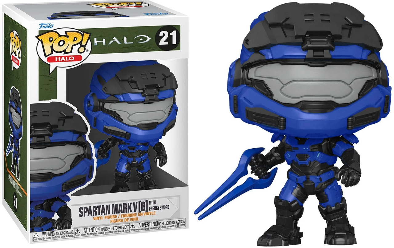 Funko Pop! Halo 21 Spartan Mark V [B] with Energy Sword