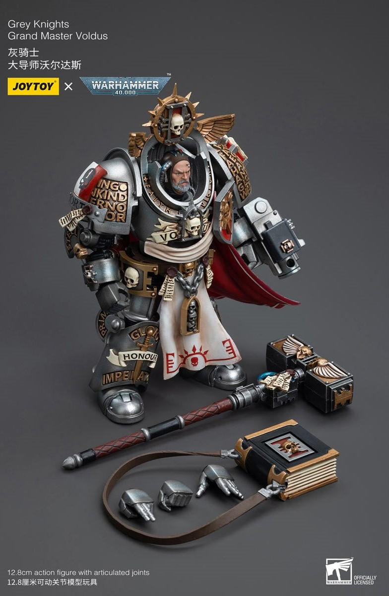 Joy Toy Warhammer 40,000 Grey Knights Grand Master Voldus 1/18