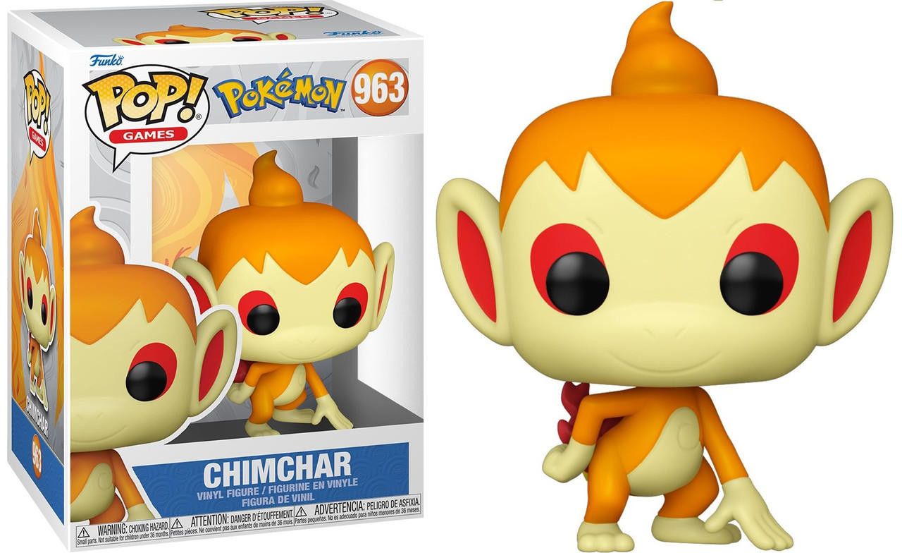 Funko Pop! Games Pokemon Chimchar - Figurine Vinyle Collection Officielle