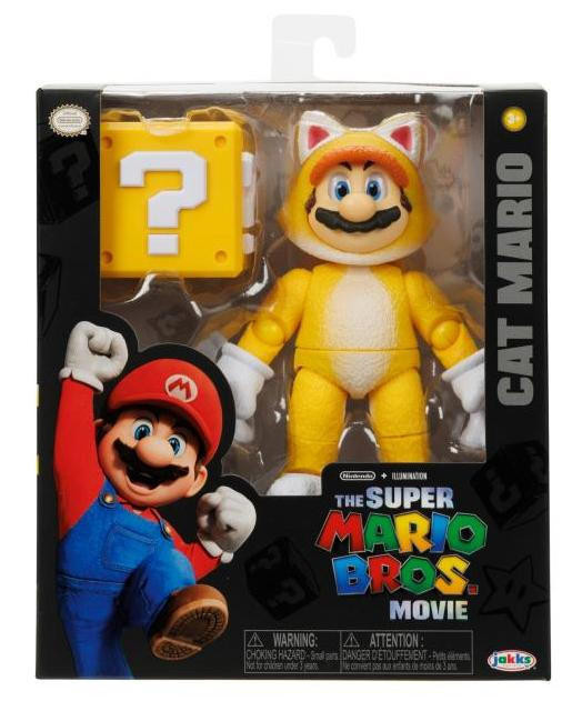 Mario様 Jakks Pacific The Super Mario Bros Movie Cat Mario 5
