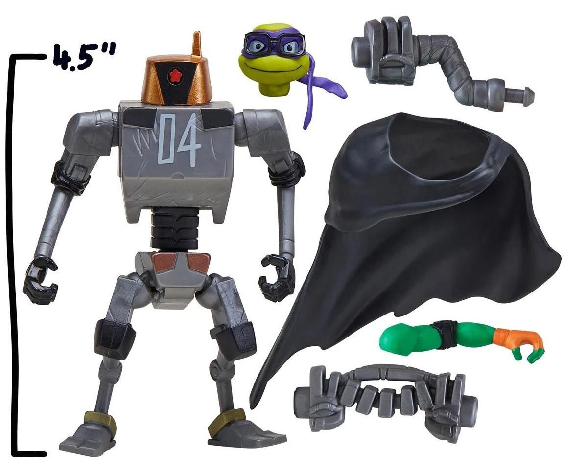 Playmates Teenage Mutant Ninja Turtles Mix and Match Mechazoid 4.5