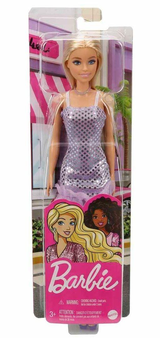 Mattel Barbie Glitz Doll in Lavender Metallic Mini Dress 12" Doll