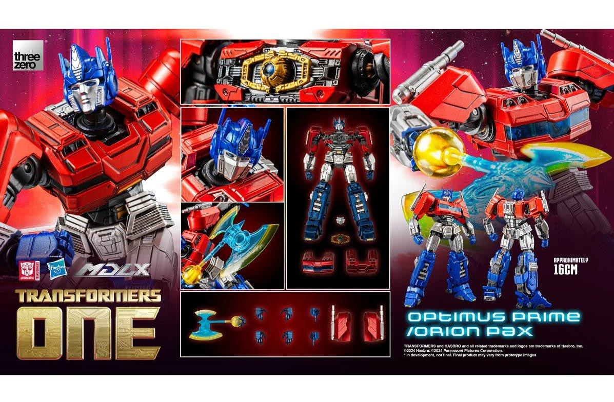 ThreeZero Transformers One Optimus Prime/Orion Pax MDLX Figure