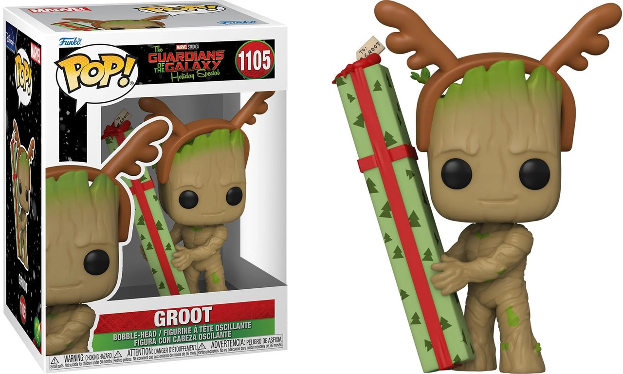 Funko Pop! Marvel Guardians of the Galaxy Holiday Special 1105 Groot