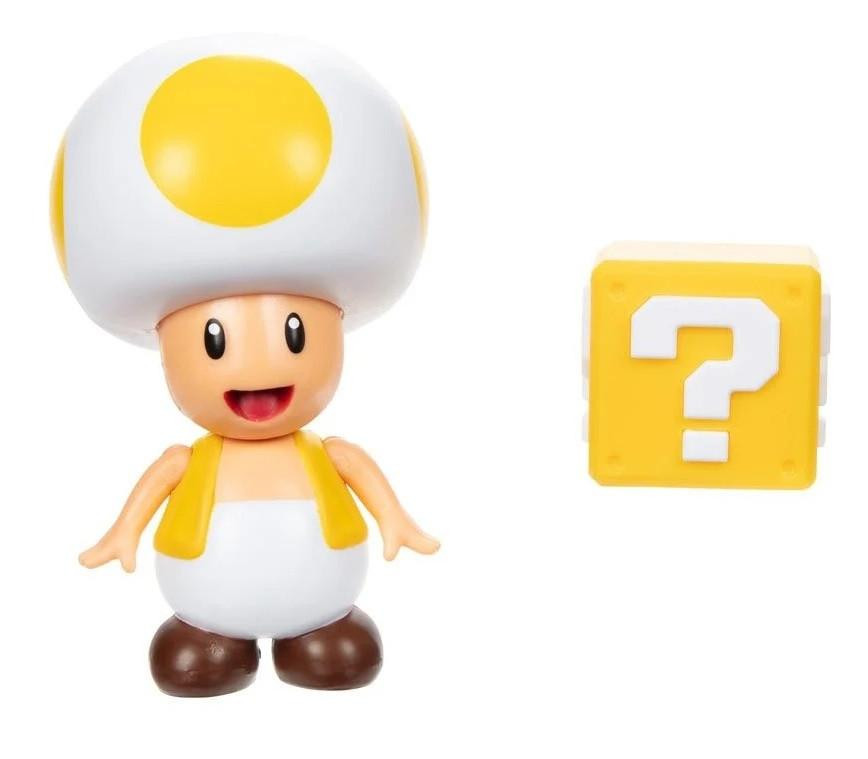 Jakks Pacific World of Nintendo Super Mario Yellow Toad With