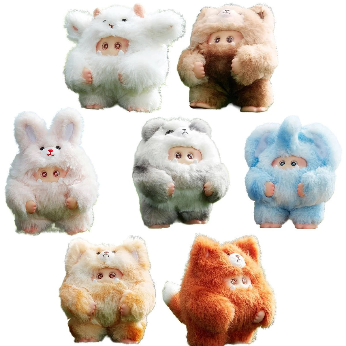 OHKU Giggle Monster Furry Forest Series Blind-Box Vinyl Plush