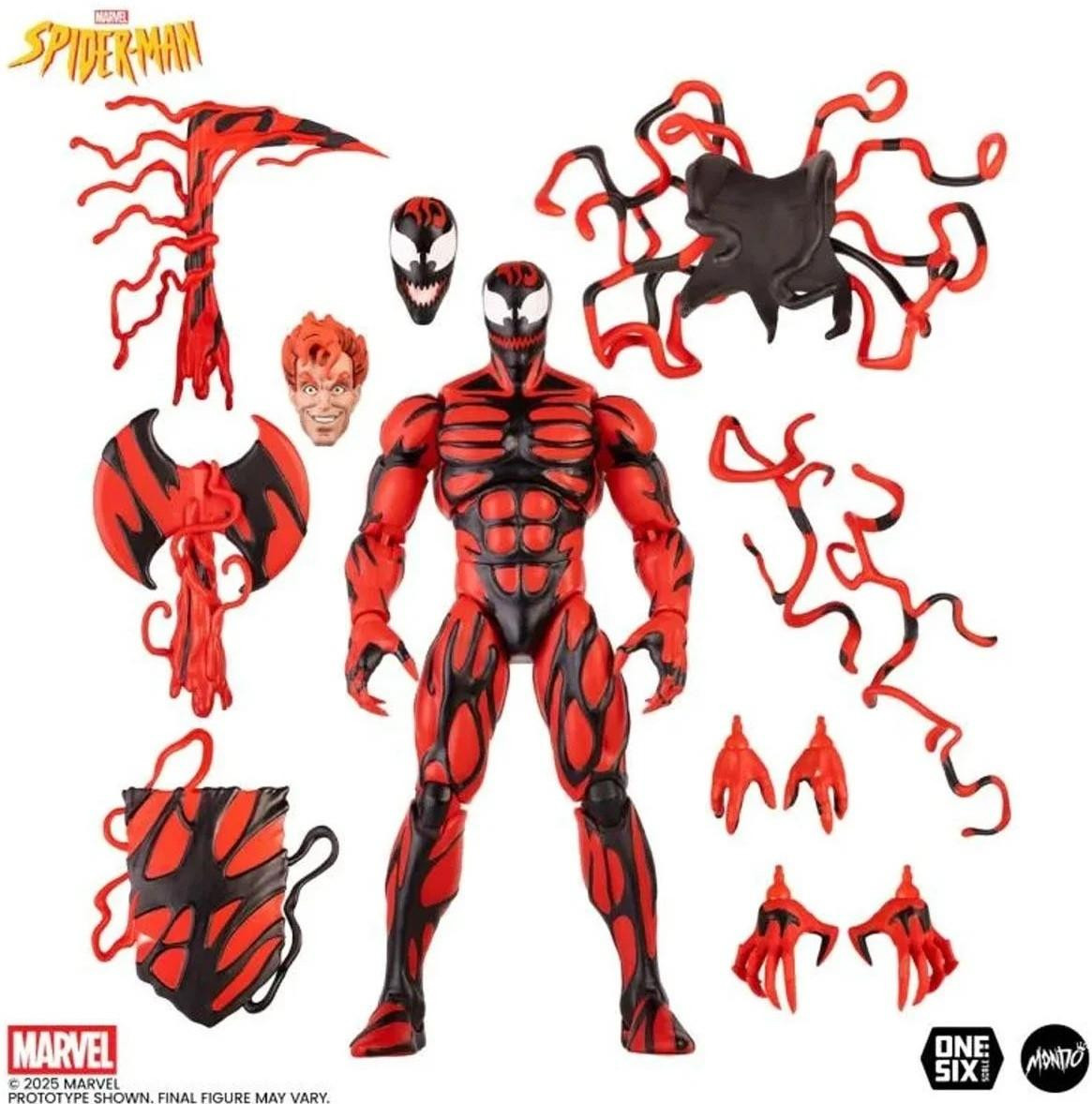 Mondo Marvel Spider-Man The Animated Series Carnage 1/6 Scale Figure