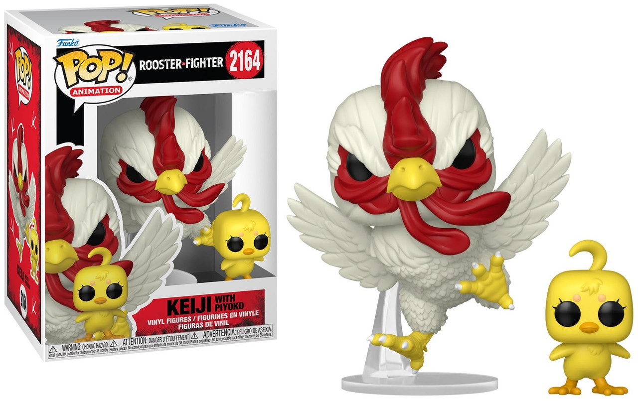 Funko Pop! Animation Rooster Fighter 2164 Keiji with Piyoko