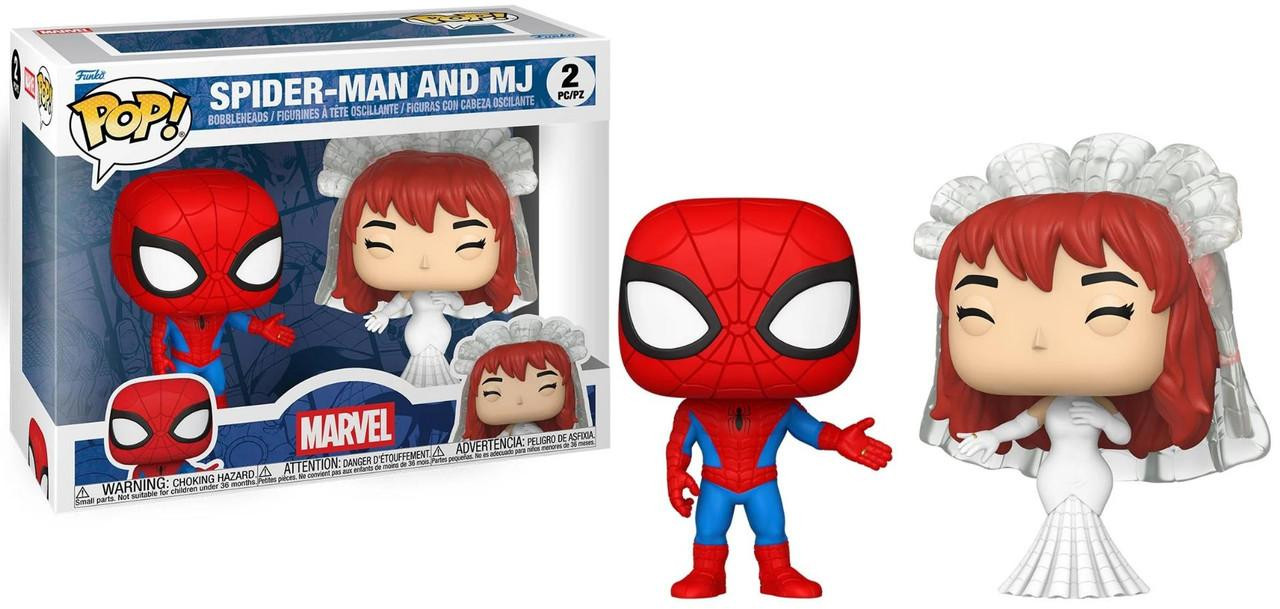 Funko Pop Marvel Comics Spider-Man and MJ 2-Pack