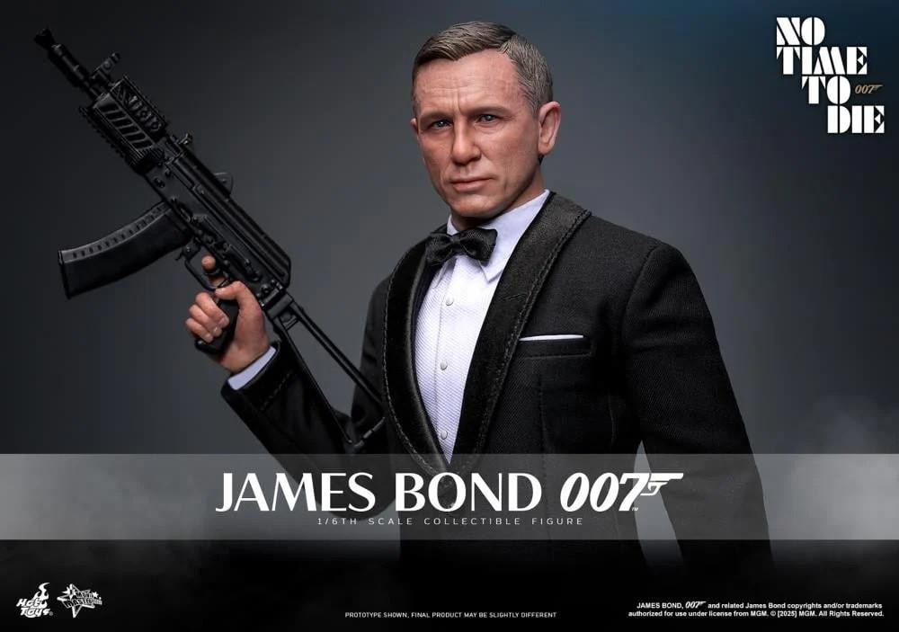 Hot Toys MMS803 007 No Time To Die James Bond 1/6 Scale Figure