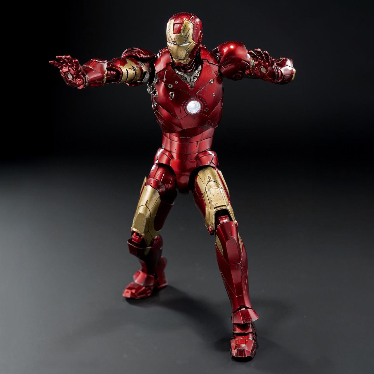 ThreeZero DLX Marvel's Iron Man Mark 3 (Battle Damaged) 1/12 Scale