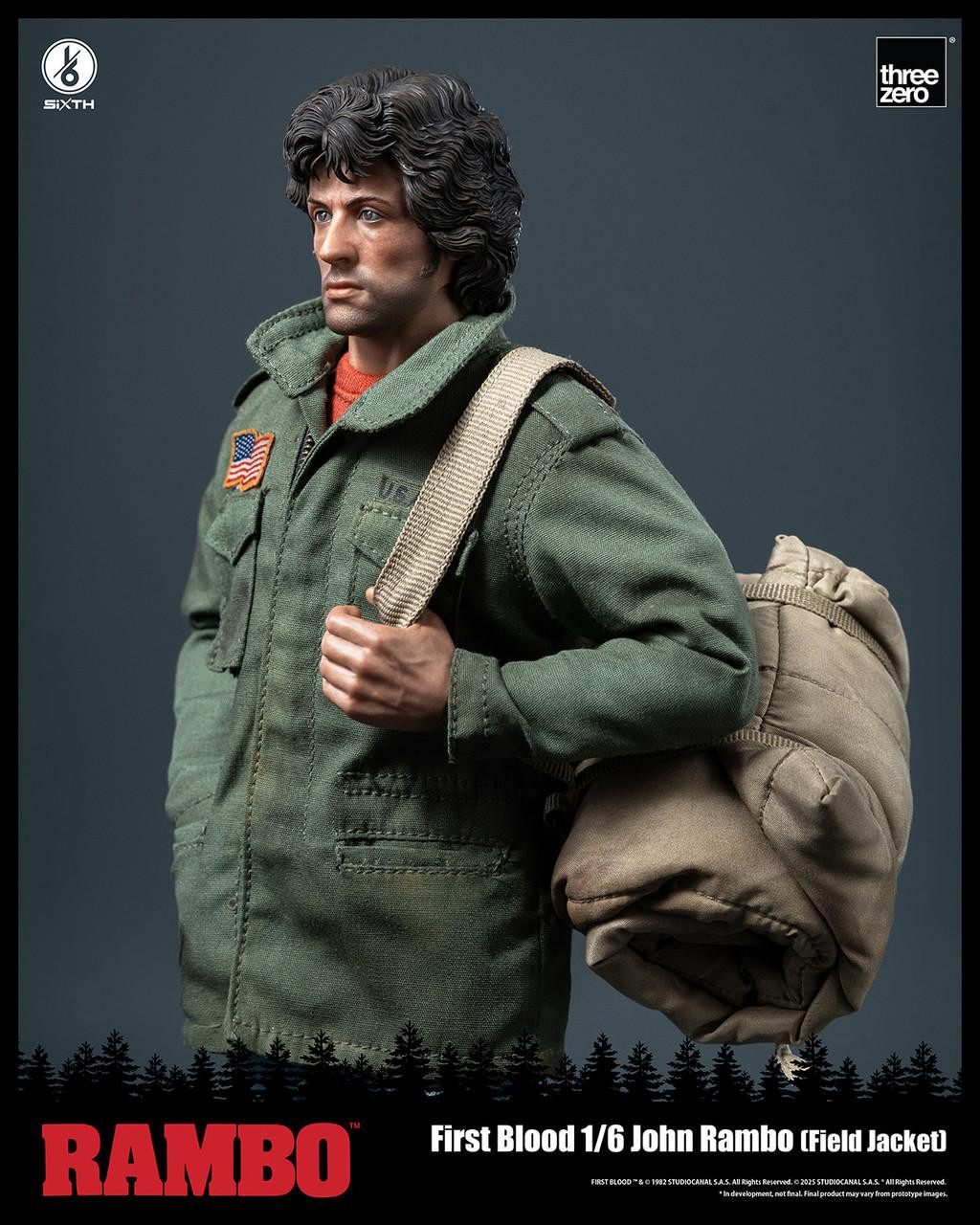 ThreeZero Rambo John Rambo (Field Jacket) 1/6 Scale Figure