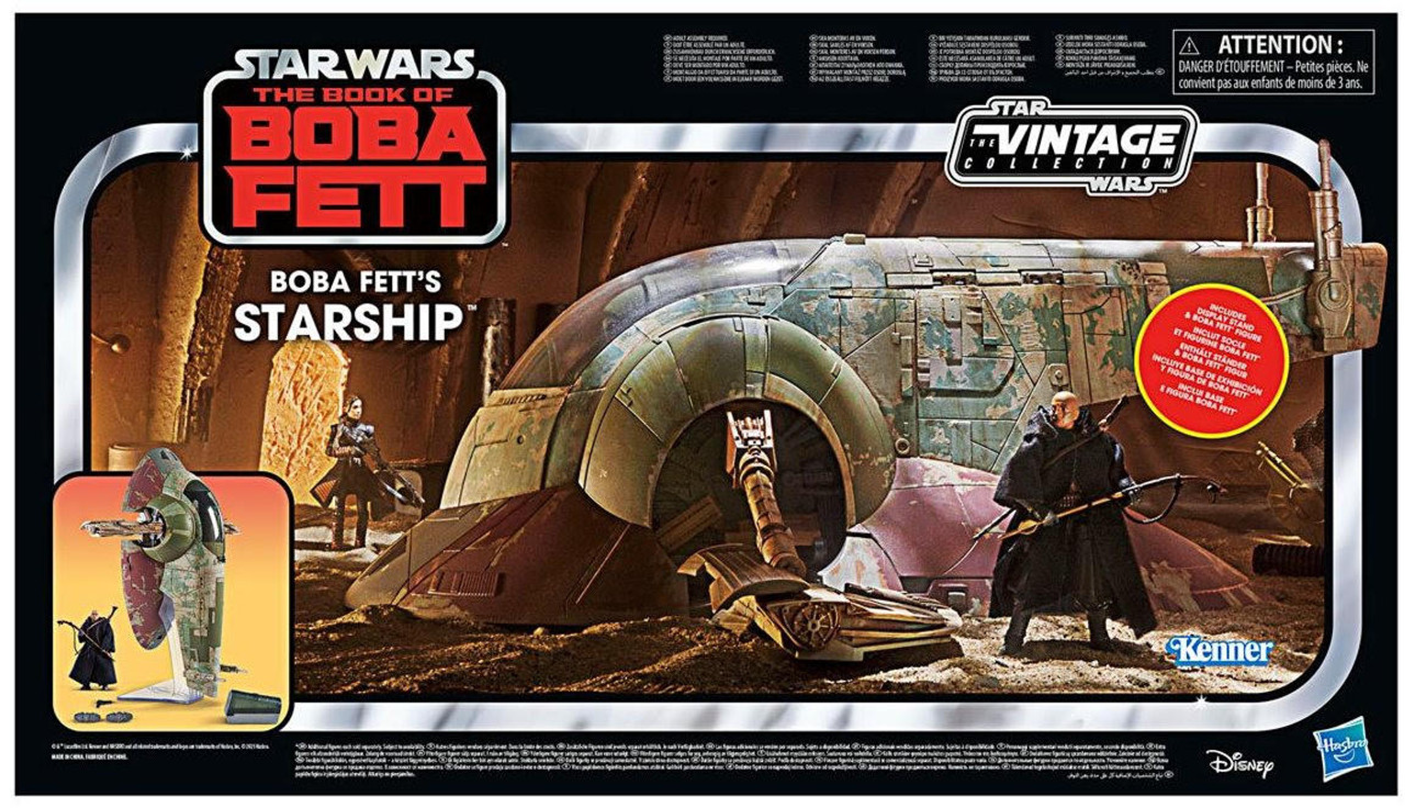 Hasbro Star Wars The Vintage Collection Book of Boba Fett Boba Fett's  Starship 3.75 Scale Vehicle