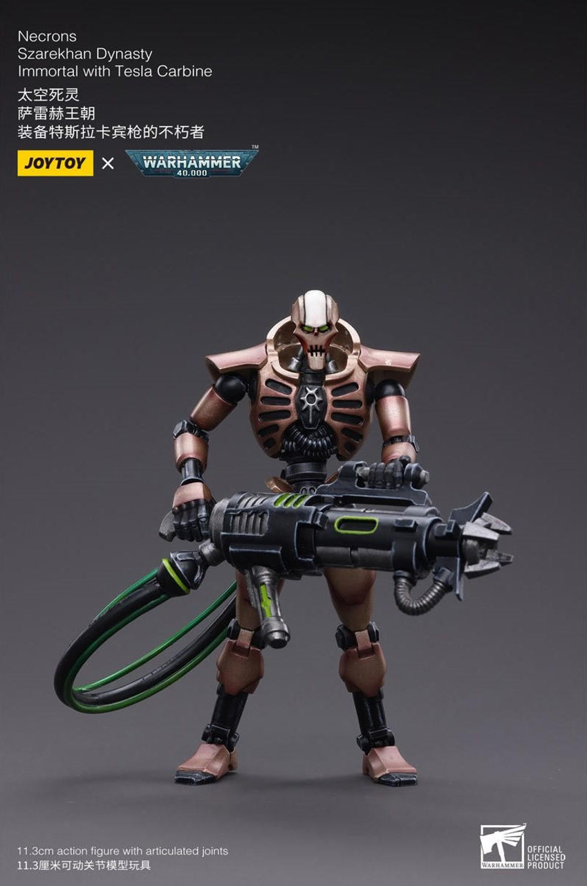 Joy Toy Warhammer 40,000 Nekron Immortal with Tesla Carbine
