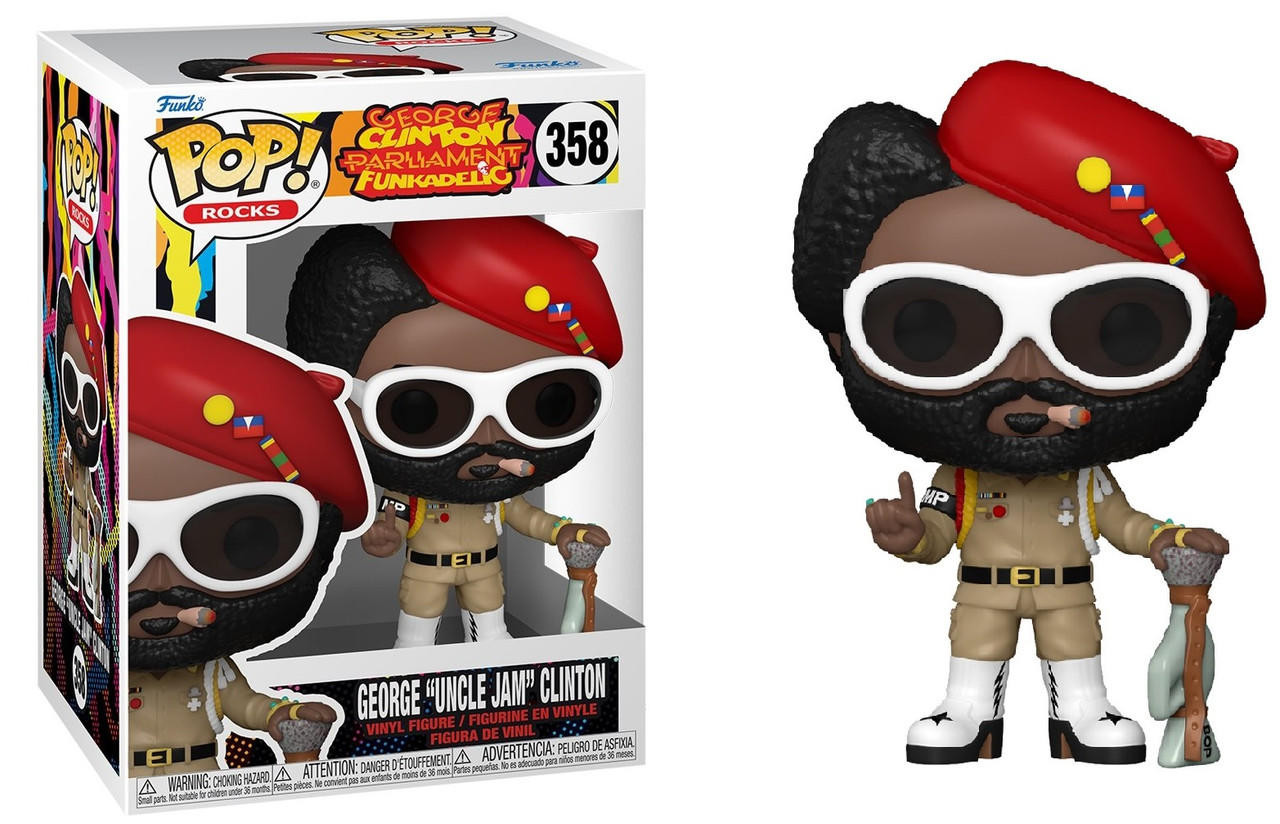 Funko Pop! Rocks George Clinton Parliament Funkadelic 358 George 