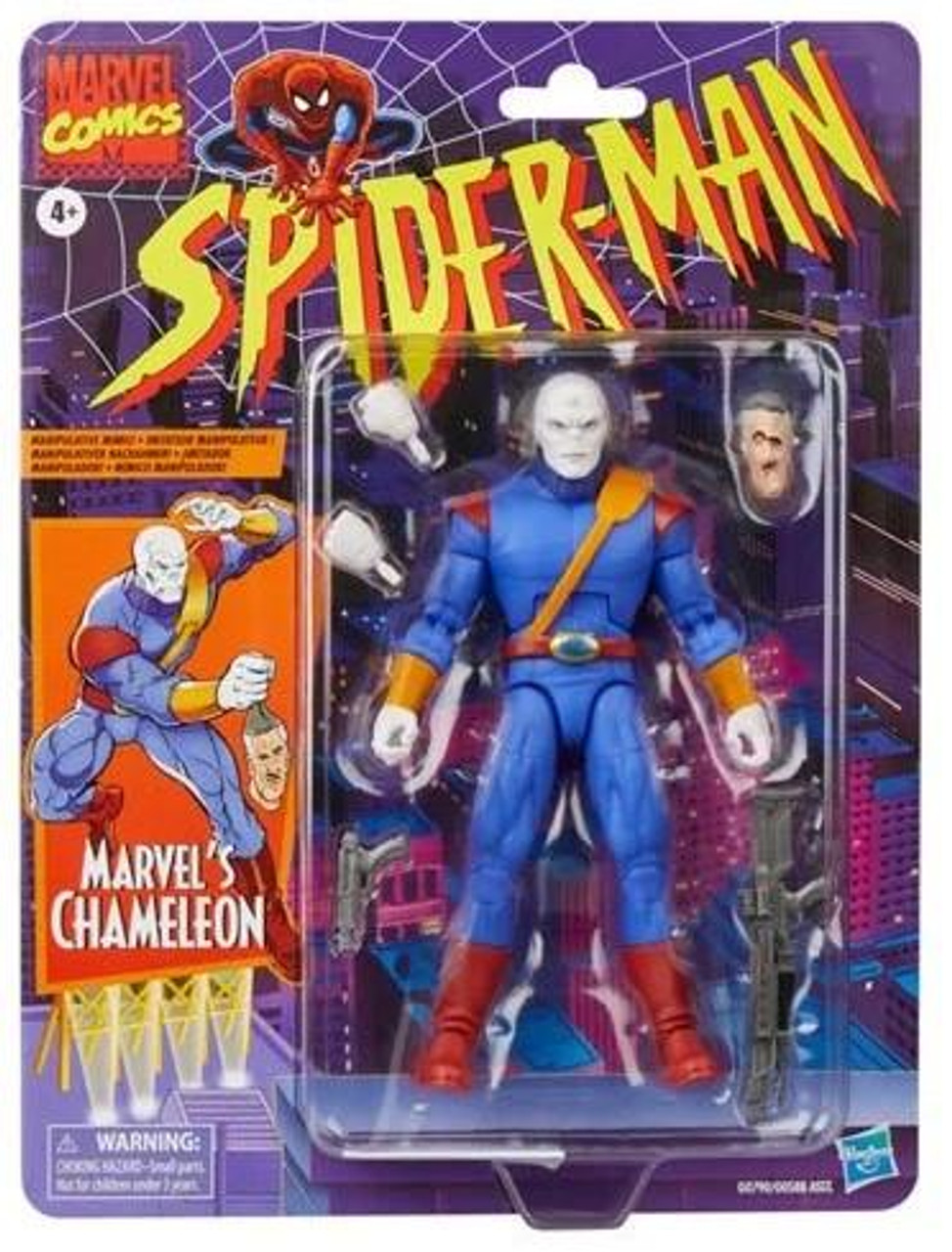 Hasbro Marvel Legends Spider-Man Retro Card Chameleon 6