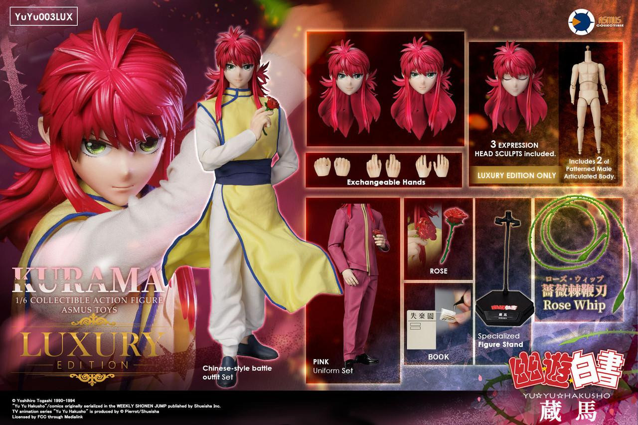 【kurama】 Asmus Collectibles YuYu Hakusho Kurama 1/6 Figure (Luxury