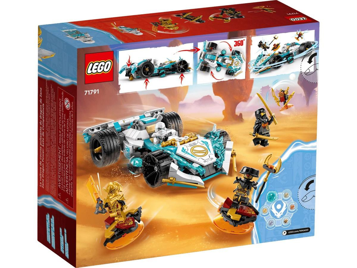 LEGO Ninjago 71791 Zane's Dragon Power Spinjitzu Race Car