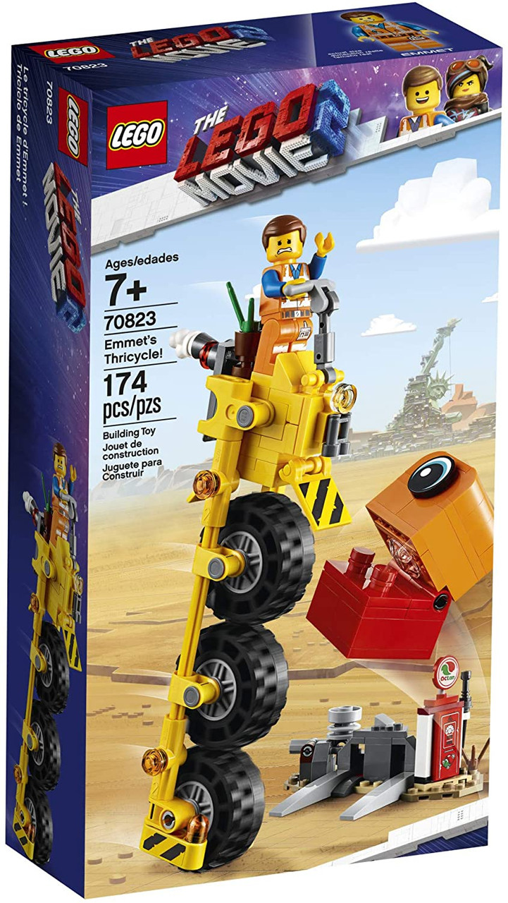 min Hysterisk morsom Skøn LEGO Movie 2 70823 Emmet's Thricycle Set