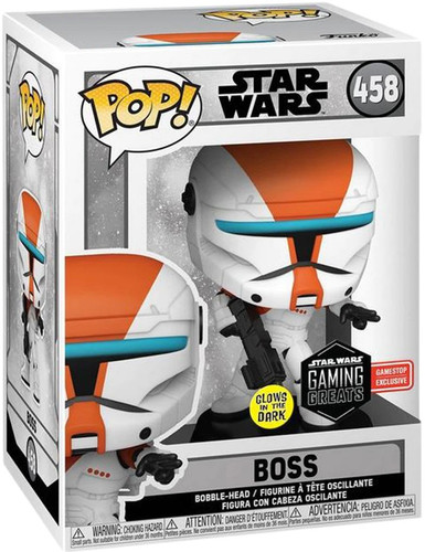 Funko Pop! Star Wars 458 Boss Glows in the Dark [Gaming Greats] (Gamestop Exclusive)