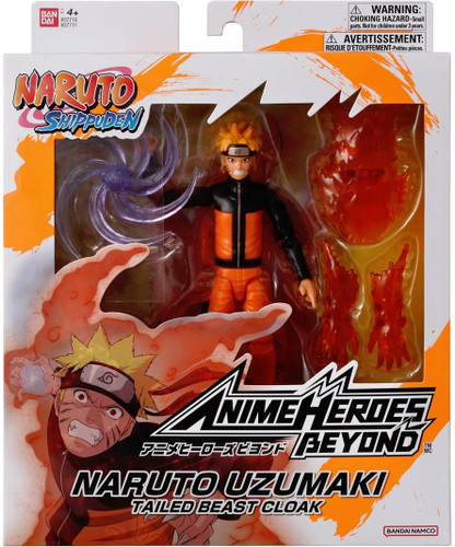 Bandai Naruto Shippuden Anime Heroes Beyond Naruto Tailed Beast Cloak 6" Figure