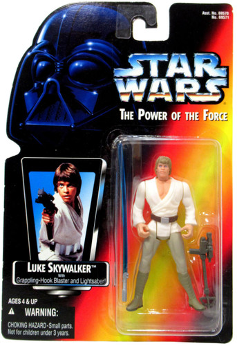  Kenner Star Wars Power of the Force Luke Skywalker 3.75" Figure (Red Card) 