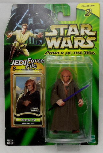  Hasbro Star Wars Power of the Jedi Saesee Tiin (Jedi Master) 3.75" Figure 