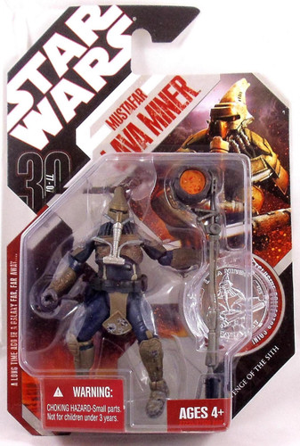  Hasbro Star Wars 30th Anniversary Collection Mustafar Lava Miner 3.75" Figure 