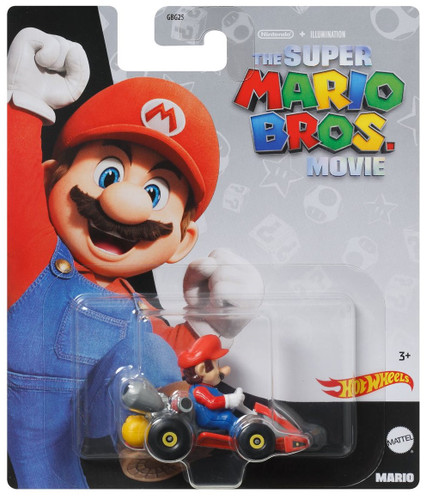 Mattel Hot Wheels Mario Kart Theatrical Mario with Standard Kart