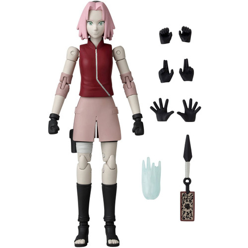 Bandai Naruto Shippuden Anime Heroes Sakura Haruno 6" Figure