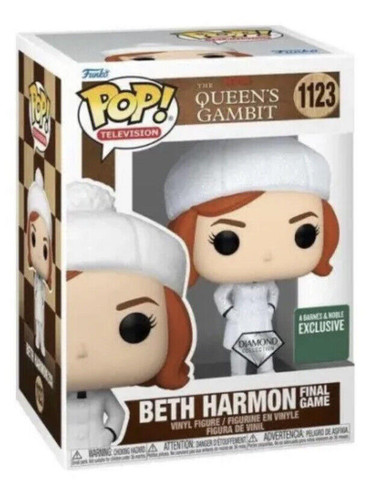  Funko Pop! Television The Queen's Gambit 1123 Beth Harmon Final Game Diamond Collection (Barnes & Noble Exclusive) 
