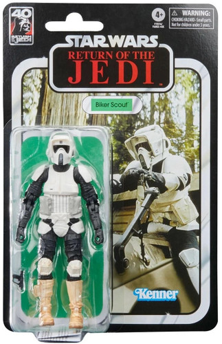  Hasbro Star Wars The Black Series Return of the Jedi 40th Anniversary Biker Scout 6" Figure 