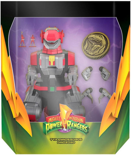  Super 7 Power Rangers Ultimates T-Rex Dinozord 7" Figure 