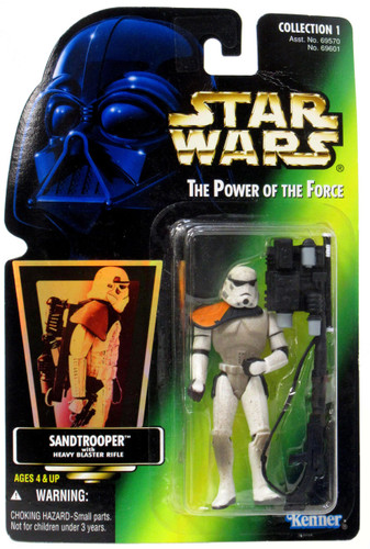  Kenner Star Wars Power of the Force Foil Card Sandtrooper 3.75" Figure 