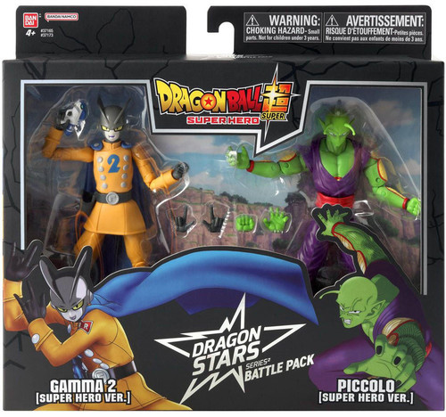  Bandai Dragon Stars Dragon Ball Super Hero Piccolo Vs Gamma 2 6" Figure Two-Pack 