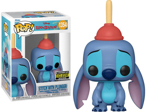  Funko Pop! Disney Lilo & Stitch 1354 Stitch With Plunger (Entertainment Earth Exclusive) 