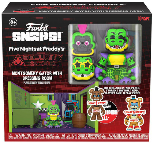  Funko Five Nights at Freddy's Snaps Gator Room 